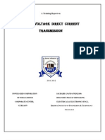 High Voltage Direct Current Transmission: A Training Report On