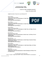 Disposición Frente A Donación de Predios para Centros de Salud