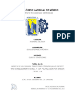 Tarea 20. Gráfica de La Curva de Transconductancia para El MOSFET Tipo Enriquecimiento Canal N Con Polarización Por Divisor de Voltaje