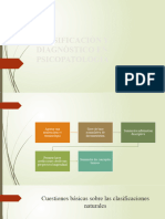 Clasificaciòn y Diagnòstico en Psicopatologìa