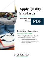 Apply Quality Standards