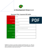 PDO Hse Audit