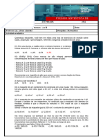 Lista Revisão Razão Propor Porcent