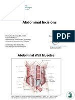 Abdominal Incisions