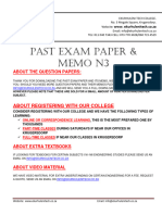 Mechanotechnology Question Memo N3 Download