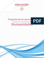 Progresiones de Aprendizaje - Humanidades