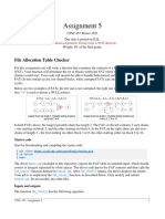 Assignment 5: File Allocation Table Checker