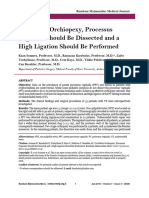 Better Orchiopexy and High Ligation 2016