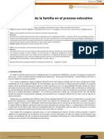 La Participación de La Familia en El Proceso Educativo Del Alumnado