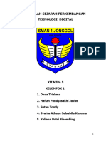 XII MIPA 5 Makalah Sejarah Perkembangan Teknologi Digital Kelompok 1