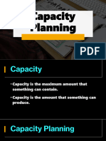 Capacity Planning