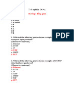 Trắc nghiệm CCNA - Chương 1 Tổng quan