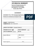 Assignment 3 - Pentateuch