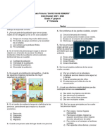 Examen de Geografia 2 TRIMESTRE 2022