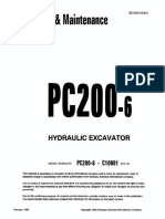 PC200-6a Opps & Maint Manual