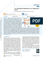 Ray Et Al 2023 Surface Engineering of A Bioartificial Membrane For Its Application in Bioengineering Devices