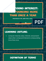 Compound Interest Compounding More Than Once A Year