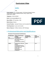 CV SAMEEP - Pathologist