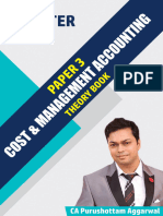 CA Inter Cost & Management Accounting Theory Book by CA Purushottam Aggarwal