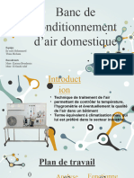 Banc de Conditionnement D'air Domestique