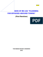 Draft Revision of IRC-102 Planning For Bypasses Around Towns