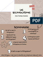 Le Bilinguisme