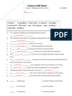 2324 Science Level F WS T1P2 S13-21 - Answer Key