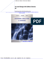 Systems Analysis and Design 6th Edition Dennis Solutions Manual