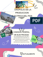 Monopolio de La Produccion Electrica Del Pais