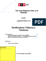 Rectificadores Trifásicos y Tiristores: Guía Laboratorio N°2