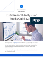 Fundamental Analysis of Stocks Quick Guide