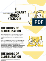 2 TCW201 The Structuresof Global Economyand Market Integration