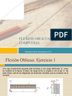 Flexión Oblicua y Flexión Compuesta