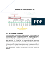 Uso de Tablas de Propiedades para Procesos de Cambio de Fase.