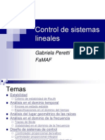 Control de Sistemas Lineales