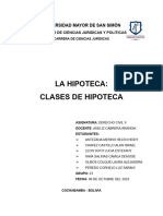 Clases de Hipoteca - Civil Ii Gr. 23