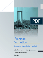 Vdocuments - MX - Biodiesel Chemistry Investigatory Project