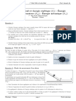 Série Travail Et Énergie Cinétique Prof Jaouad