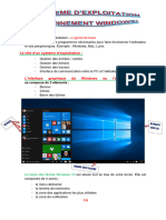 Environnement Windows CTN