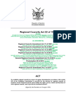 Regional Councils Act 22 of 1992