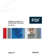 MSO4000 and DPO4000 Series Digital Phosphor Oscilloscopes User Manual