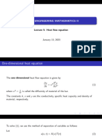 IS241 - Lecture-5 Heat Equations