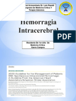 Hemorragia Intracerebral Espontanea Consenso 2022