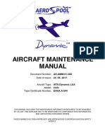 Aircraft Maintenance Manual: Document Number: AS-AMM-01-000 Date of Issue: 22. 05. 2017