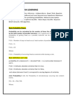 Unit Iii Bayesian Learning