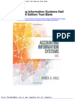 Accounting Information Systems Hall 9th Edition Test Bank