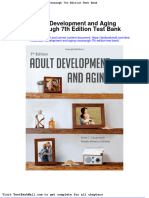 Adult Development and Aging Cavanaugh 7th Edition Test Bank