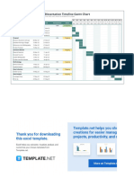 Dissertation Timeline Gantt Chart