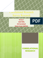 Correlational Research and Survey Research