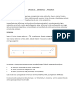 Apunte N°2 Matemáticas 1 Intervalos